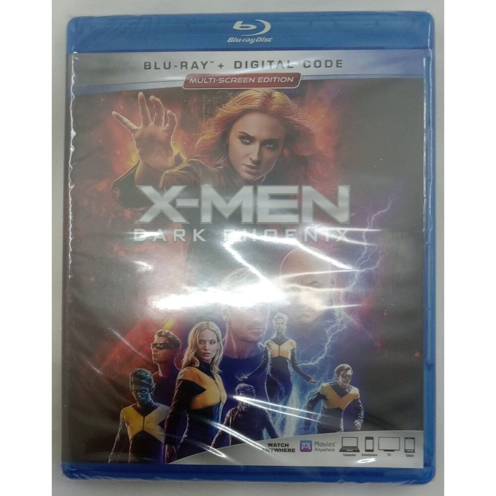 X-Men Dark Phoenix Blu-ray Digital Code Marvel Movie NEW Sealed